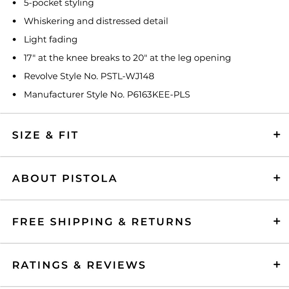 Pistola Stevie High Rise Relaxed Flare in Pulse - Picture 9 of 9